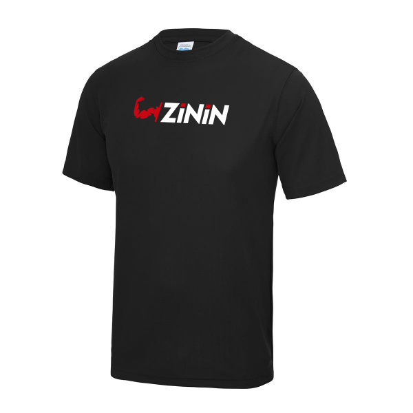 Zinin Sportshirt Zwart